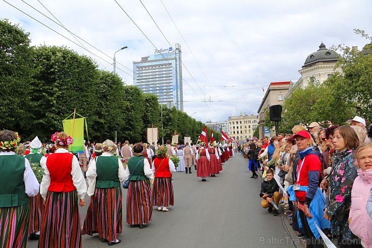 Dziesmu un deju svētku atklāšanas gājiens 1.07.2018 pulcē Rīgā visus Latvijas novadus 226570