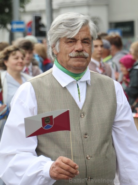 Dziesmu un deju svētku atklāšanas gājiens 1.07.2018 pulcē Rīgā visus Latvijas novadus 226571