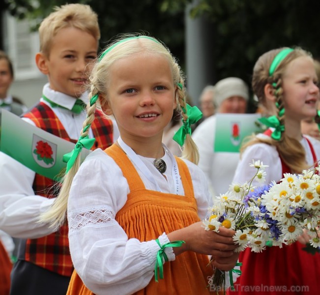 Dziesmu un deju svētku atklāšanas gājiens 1.07.2018 pulcē Rīgā visus Latvijas novadus 226577