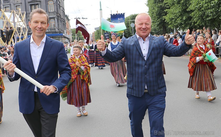 Dziesmu un deju svētku atklāšanas gājiens 1.07.2018 pulcē Rīgā visus Latvijas novadus 226578