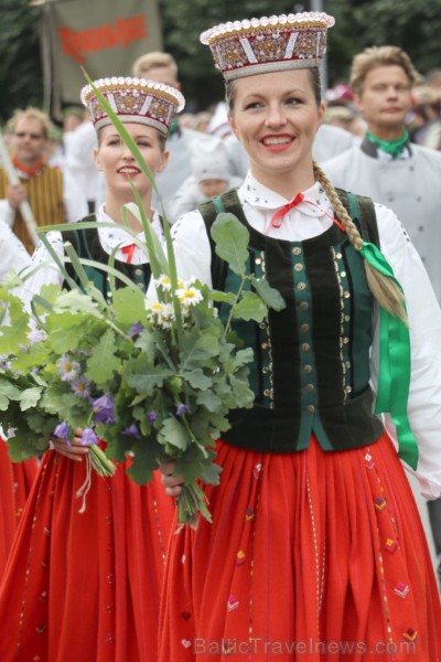 Dziesmu un deju svētku atklāšanas gājiens 1.07.2018 pulcē Rīgā visus Latvijas novadus 226585