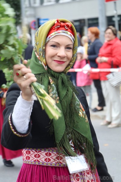 Dziesmu un deju svētku atklāšanas gājiens pulcē Rīgā visus Latvijas novadus (301-400) 226864