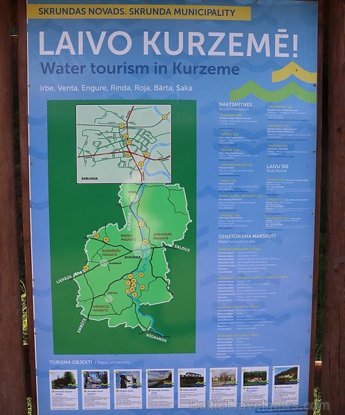 Travelnews.lv iepazīst pastaigu taku Skrundā gar Ventas upi. Aybalsta: Skrundas muiža 228149