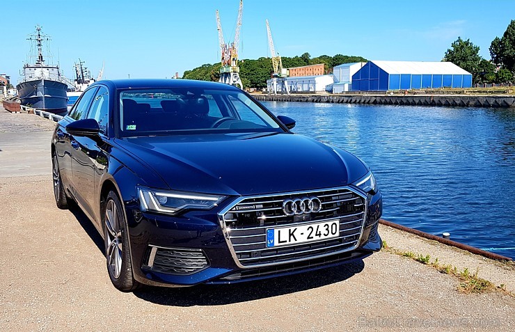 Travelnews.lv ar jauno Audi A6 apceļo vēju pilsētu Liepāju 229265