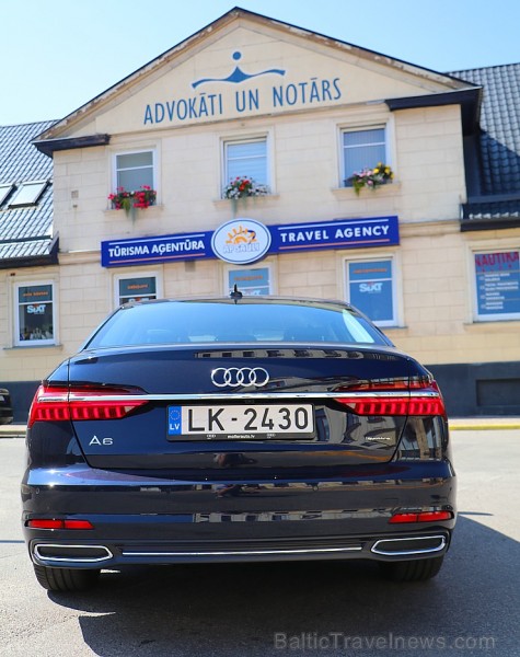 Travelnews.lv ar jauno Audi A6 apceļo vēju pilsētu Liepāju 229284