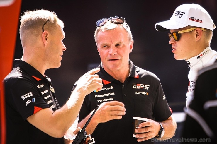 Somijas rallijā Neste Rally Finland 2018 aktīvi cīnās par uzvaru. Foto: Gatis Smudzis 229319