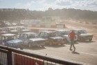 Bauskas dubļos notiek Latvijas rallijkrosa 4.posms
