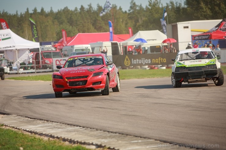 Aizraujoši aizvada Latvijas rallijkrosa piekto posmu 230962