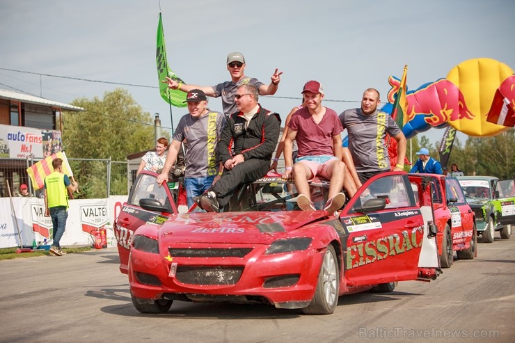 Aizraujoši aizvada Latvijas rallijkrosa piekto posmu 230966