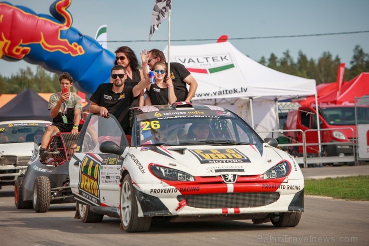 Aizraujoši aizvada Latvijas rallijkrosa piekto posmu 230968