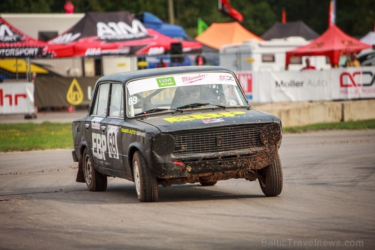 Aizraujoši aizvada Latvijas rallijkrosa piekto posmu 230972