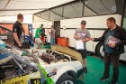 Aizraujoši aizvada Latvijas rallijkrosa piekto posmu