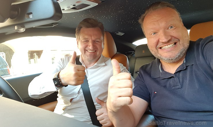 Travelnews.lv ar tūrisma uzņēmējiem un eleganto «Rolls Royce Wraith» apceļo baltu zemes 233327