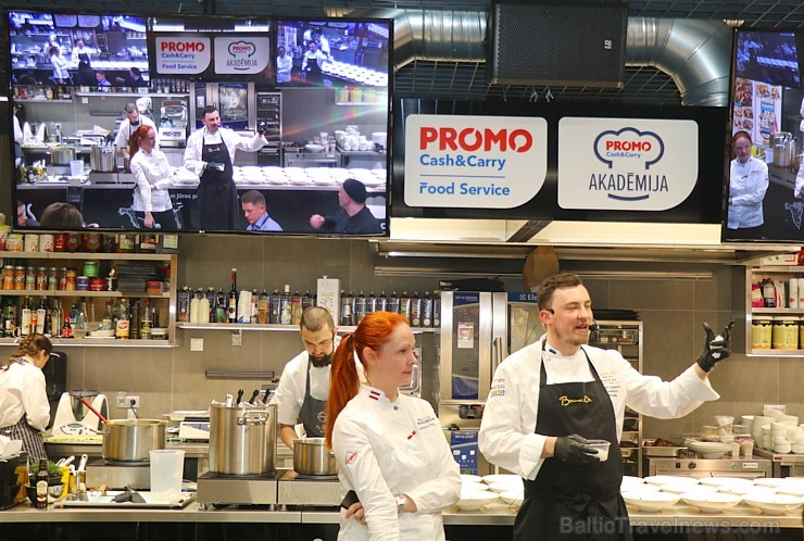 «Promo Cash&Carry Gastro» studijā viesojas Igaunijas restorāna «Söe» šefpavārs Pāvels Gurjanovs ar meistarklasi, kurš ir pasaules prestižā konkursa «B «Promo Cash&Carry Gastro» studijā viesojas Igaunijas restorāna «Söe» šefpavārs Pāvels Gurjanovs ar meistarklasi, kurš ir pasaules prestižā konkursa «B 244071