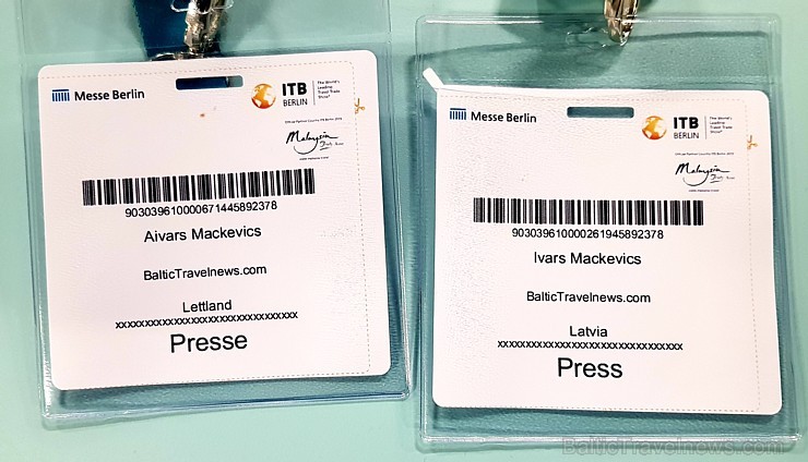 Baltijas valstis piedalās Vācijas tūrisma izstādē «ITB Berlin». Atbalsta: «Sixt Latvija» 248647