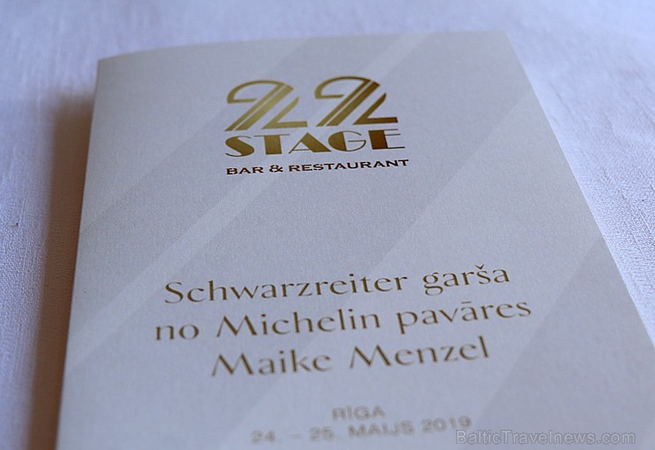 «Schwarzreiter» garša no Michelin pavāres Maike Menzel ir baudāma 2 dienas Rīgā - restorānā «Stage22» «Schwarzreiter» garša no Michelin pavāres Maike Menzel ir baudāma 2 dienas Rīgā - restorānā «Stage22» 254670