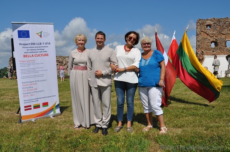 Ludzas pilskalnā notika kultūrvēstures festivāls Ludzas pilskalnā notika kultūrvēstures festivāls