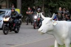 Starptautiskais Baltijas jūras reģiona valstu motobraucēju salidojums Ventspilī pulcē lielu interesentu skaitu