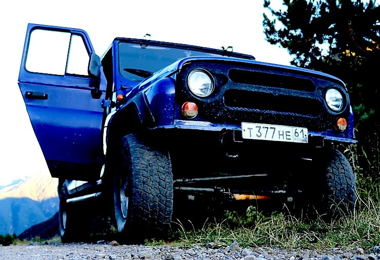 Travelnews.lv ar apvidus spēkratu «UAZ» dodas Kaukāza kalnu bezceļos. Atbalsta: Magtur 266660
