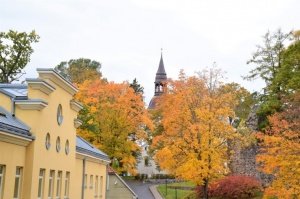 Valmieras pilsēta rotājas rudens zeltā