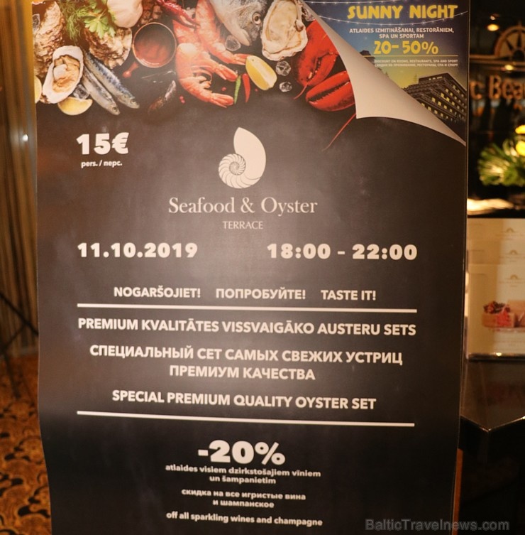Jūrmalas 5 zvaigžņu viesnīca «Baltic Beach Hotel» piedāvā klientiem 11.10.2019 «Saulainā nakts 2019» akciju Jūrmalas 5 zvaigžņu viesnīca «Baltic Beach Hotel» piedāvā klientiem 11.10.2019 «Saulainā nakts 2019» akciju 267837