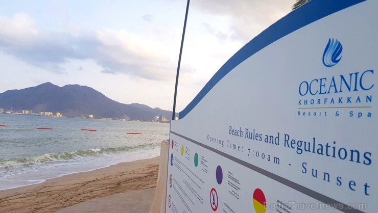 AAE viesnīca «Oceanic Khorfakkan Resort & Spa» Omānas jūras līča piekrastē. Atbalsta: VisitSharjah.com un Novatours.lv AAE viesnīca «Oceanic Khorfakkan Resort & Spa» Omānas jūras līča piekrastē. Atbalsta: VisitSharjah.com un Novatours.lv 269176