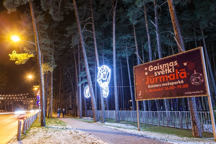 Jau trešo gadu Jūrmalā, Dzintaru mežaparkā, iemirdzējušās gaismas skulptūras un dekori, veidoti no tūkstošiem LED lampiņu virtenēm Jau trešo gadu Jūrmalā, Dzintaru mežaparkā, iemirdzējušās gaismas skulptūras un dekori, veidoti no tūkstošiem LED lampiņu virtenēm 272654