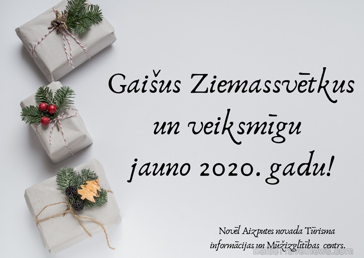 Travelnews.lv pateicas par mīļajām Ziemassvētku dāvanām un apsveikumiem - Aizputes novada Tūrisma informācijas centrs Travelnews.lv pateicas par mīļajām Ziemassvētku dāvanām un apsveikumiem - Aizputes novada Tūrisma informācijas centrs 274137