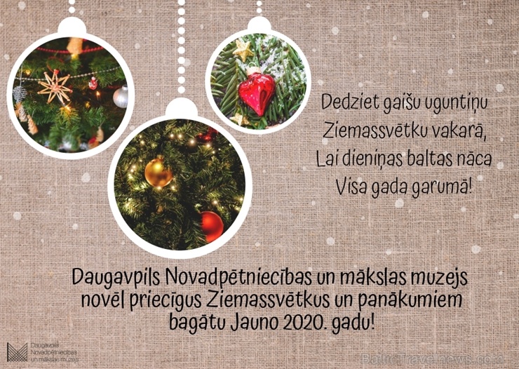 Travelnews.lv pateicas par mīļajām Ziemassvētku dāvanām un apsveikumiem - Daugavpils Novadpētniecības un mākslas muzejs Travelnews.lv pateicas par mīļajām Ziemassvētku dāvanām un apsveikumiem - Daugavpils Novadpētniecības un mākslas muzejs 274173