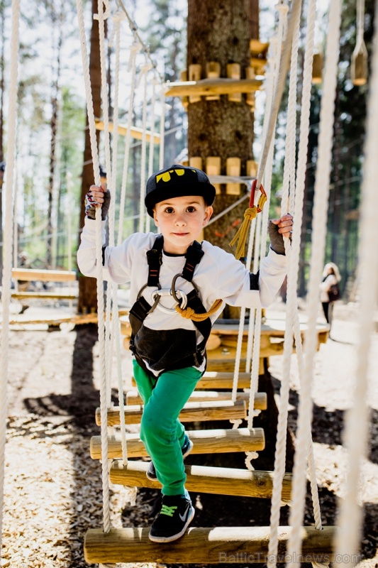 LVM dabas parkā Tērvetē atvērts Tarzāna parks un tīklu parks 283327