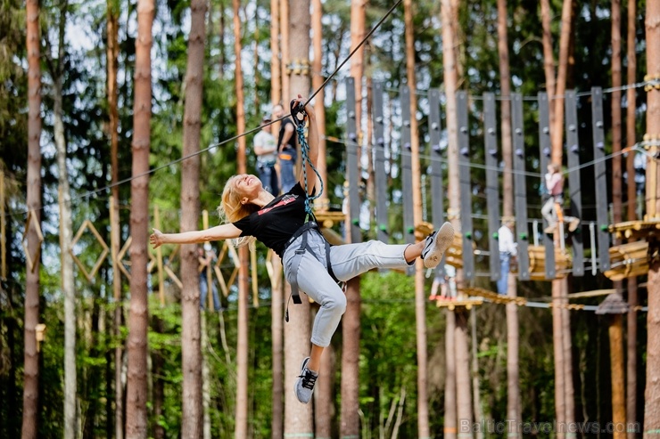LVM dabas parkā Tērvetē atvērts Tarzāna parks un tīklu parks 283339