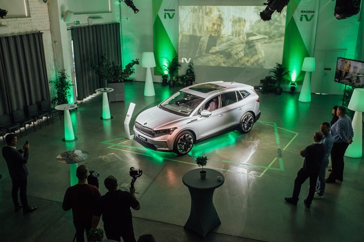 Rīgā tikai dažas dienas prezentē jauno un elektrisko ŠKODA ENYAQ iV 291288