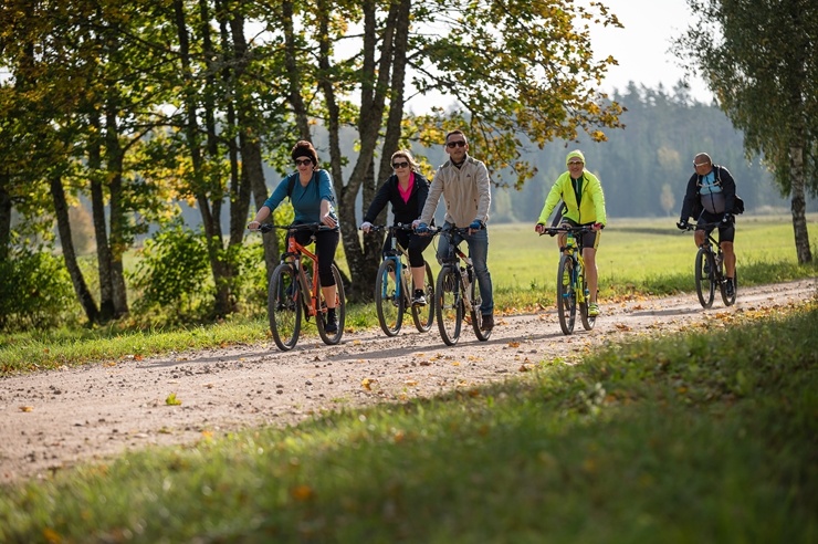 Smiltenes novadā tūrisma sezona izskan ar velobraucienu «Ieriteņo rudenī». Foto: Agnis Melderis 291774