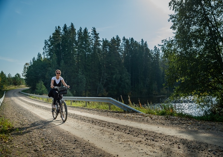Smiltenes novadā tūrisma sezona izskan ar velobraucienu «Ieriteņo rudenī». Foto: Agnis Melderis 291778