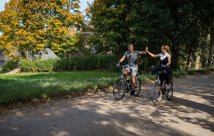 Smiltenes novadā tūrisma sezona izskan ar velobraucienu «Ieriteņo rudenī». Foto: Agnis Melderis 291782
