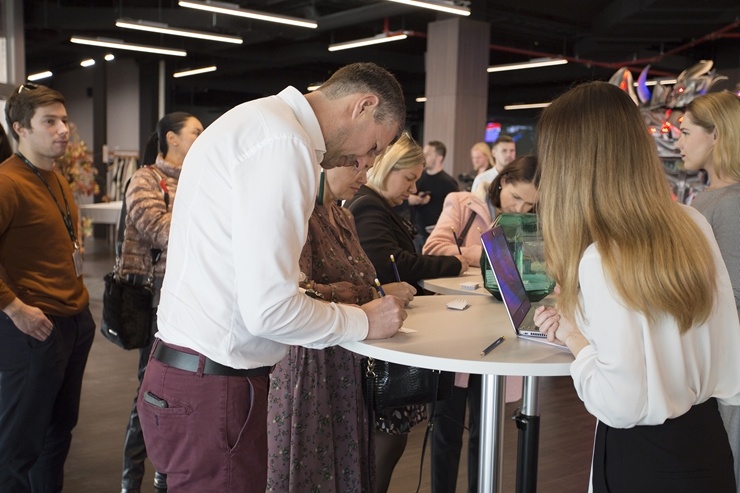 Rīgā 8.10.2020 oficiāli atklāj Baltijā lielāko konferenču centru «ATTA centre». Foto: Aļona Sauskāja Rīgā 8.10.2020 oficiāli atklāj Baltijā lielāko konferenču centru «ATTA centre». Foto: Aļona Sauskāja 292291