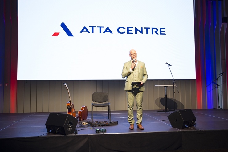 Rīgā 8.10.2020 oficiāli atklāj Baltijā lielāko konferenču centru «ATTA centre». Foto: Aļona Sauskāja Rīgā 8.10.2020 oficiāli atklāj Baltijā lielāko konferenču centru «ATTA centre». Foto: Aļona Sauskāja 292308