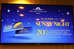Jau desmito reizi «Baltic Beach Hotel» rīko iepazīšanās un pārdošanas «Saulaino nakti»