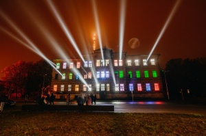 Izgaismota Liepāja priecē vietējos un viesus