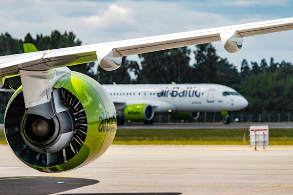 «airBaltic» operacionālās darbības rādītāji jūlijā