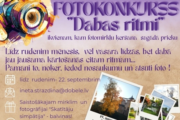 Visit Dobele aicina piedalīties fotokonkursā