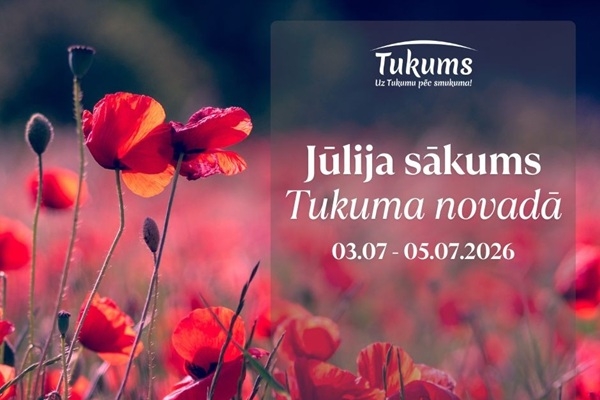 Vasaras kultūras piedzīvojumi Tukuma novadā