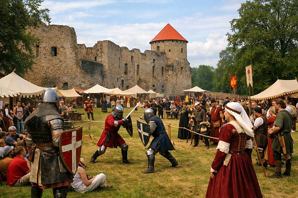 16. jūnijs vēsturē: Notiek pirmais Baltijas Viduslaiku festivāls