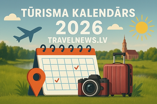 TŪRISMA NOTIKUMU KALENDĀRS 2026