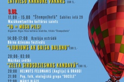 Gaisa balonu festivāls Kandavā Tukuma TIC