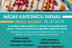 "Mājas kafejnīcu dienas" Preiļu novadā Preiļu novada TIC