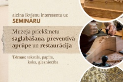 Atpūtas un ceļojumu piedāvājumi 26.09.2025 - 01.10.2025 Seminārs Krāslavas novada muzejā Krāslavas TIC