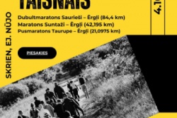Atpūtas un ceļojumu piedāvājumi 01.10.2025 - 03.10.2025  Dubultmaratons Latvijā "TAISNAIS'' Madonas TIC