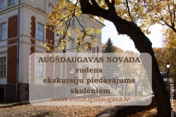 Rudens ekskursiju piedāvājums skolēniem TAKA