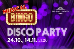 Muzikālais Bingo atgriežās! Baltic Beach Hotel & SPA